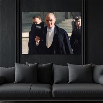 Yatay VatanTemalı Cam Tablo 100