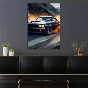 Dikey Doğa Temalı Cam Tablo 286