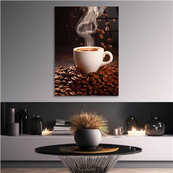 Dikey Doğa Temalı Cam Tablo 251