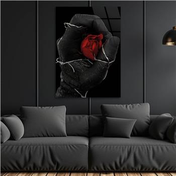 Thema Natur auf bedrucktem Glas