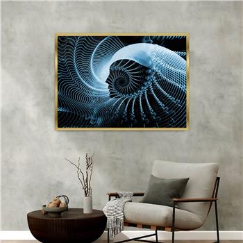 Aluminium Omlijste Kunst Thema Geharde Glasschilderij 089