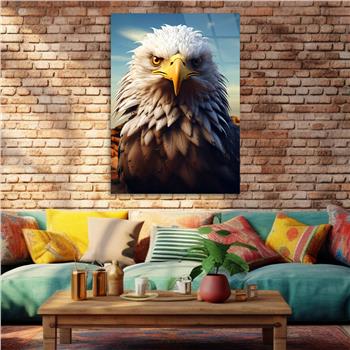 Dikey Doğa Temalı Cam Tablo 235