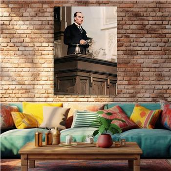 Dikey VatanTemalı Cam Tablo 209