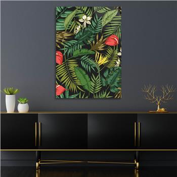 Dikey Sanat Temalı Cam Tablo 576