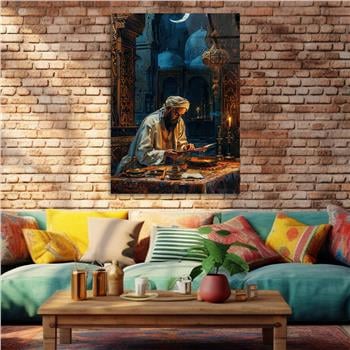 Dikey Dini Temalı Cam Tablo 287