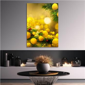 Dikey Sanat Temalı Cam Tablo 514