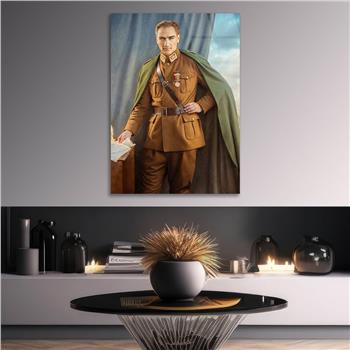 Dikey VatanTemalı Cam Tablo 244