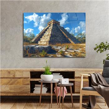 Yatay DoğaTemalı Cam Tablo 428