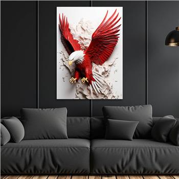 Dikey Doğa Temalı Cam Tablo 238