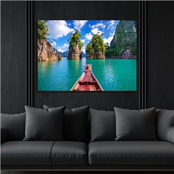 Yatay DoğaTemalı Cam Tablo 363