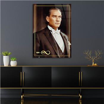 Dikey VatanTemalı Cam Tablo 258