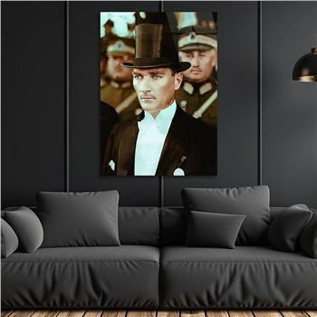 Dikey VatanTemalı Cam Tablo 269