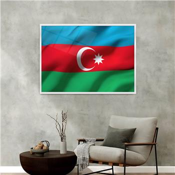 Aluminum-Framed National-Themed Tempered Glass Wall Art 029