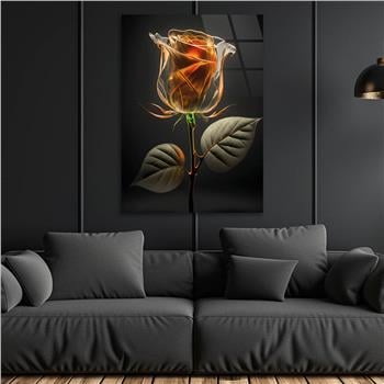 Thema Natur auf bedrucktem Glas