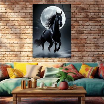 Dikey Doğa Temalı Cam Tablo 384