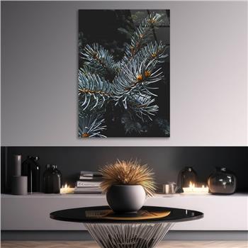 Dikey Sanat Temalı Cam Tablo 525