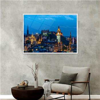 bedrucktes Glas mit Aluminiumrahmen und Natur Themen 