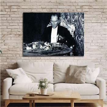 MUSTAFA KEMAL ATATÜRK GÖRSELLİ CAM TABLO