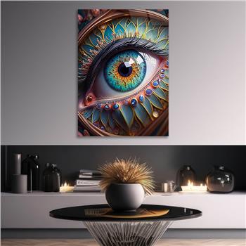 Thema Natur auf bedrucktem Glas