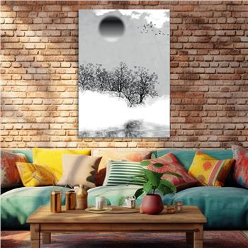 Kunst Thema auf bedrucktem Glas