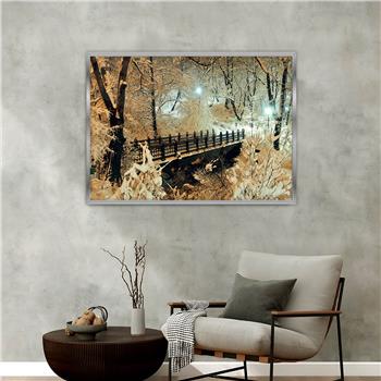 Alüminyum Çerçeveli Doğa Temalı Cam Tablo 012