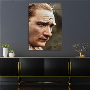 Dikey VatanTemalı Cam Tablo 267