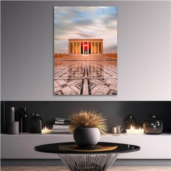 Dikey VatanTemalı Cam Tablo 170