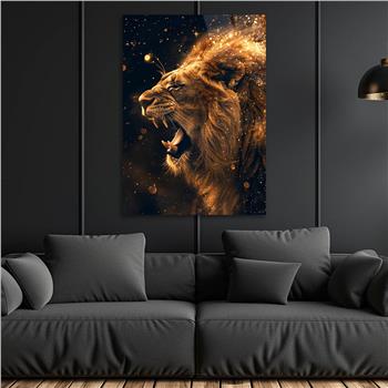 Dikey Doğa Temalı Cam Tablo 359