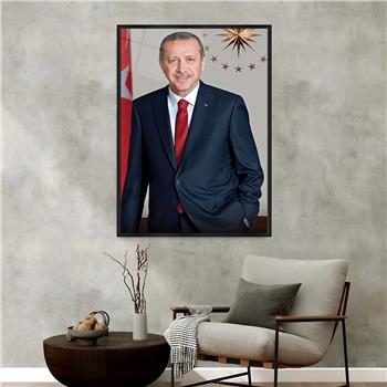 لوحة زجاجية وطني مع اطار ألمنيوم