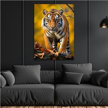 Dikey Doğa Temalı Cam Tablo 410