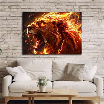 Yatay Doğa Temalı Cam Tablo 458