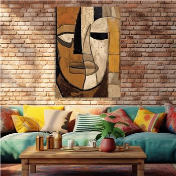 Kunst Thema auf bedrucktem Glas