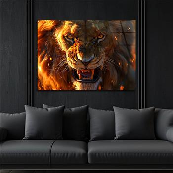 Yatay Doğa Temalı Cam Tablo 532