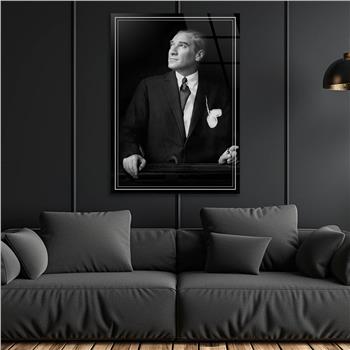 Dikey VatanTemalı Cam Tablo 252