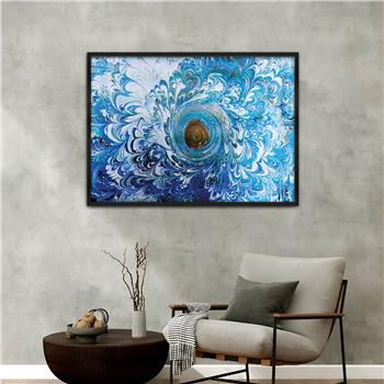 bedrucktes Glas mit Aluminiumrahmen und Kunst Themen 