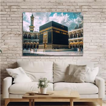 Yatay Dini Temalı Cam Tablo 194