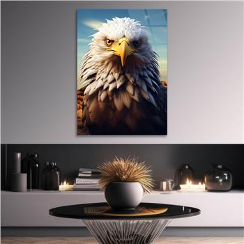 Dikey Doğa Temalı Cam Tablo 235