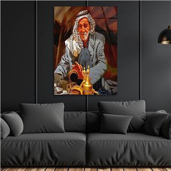 Kunst Thema auf bedrucktem Glas