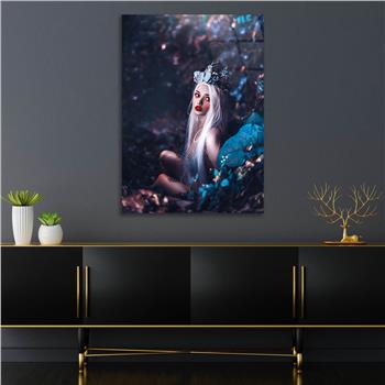 Kunst Thema auf bedrucktem Glas