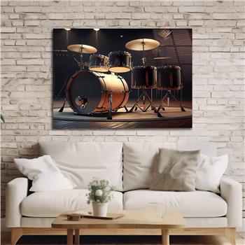 Yatay Sanat Temalı Cam Tablo 589