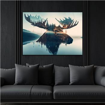 Yatay DoğaTemalı Cam Tablo 360