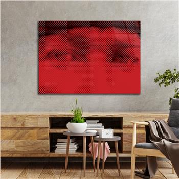 Yatay VatanTemalı Cam Tablo 117