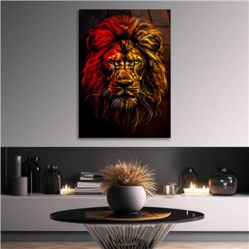 Dikey Doğa Temalı Cam Tablo 300