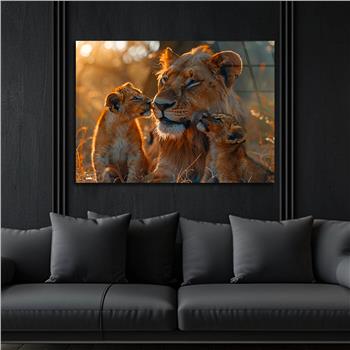 Yatay Doğa Temalı Cam Tablo 476