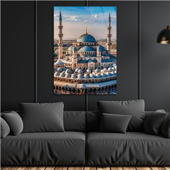 Dikey Dini Temalı Cam Tablo 247