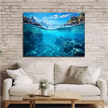 Yatay DoğaTemalı Cam Tablo 410