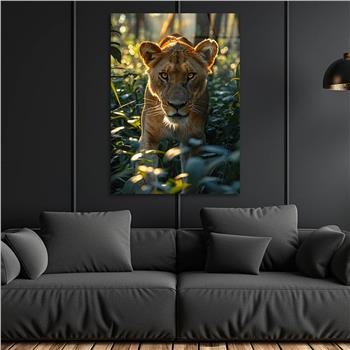 Dikey Doğa Temalı Cam Tablo 366