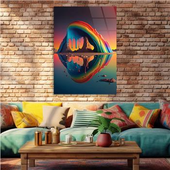 Kunst Thema auf bedrucktem Glas 298