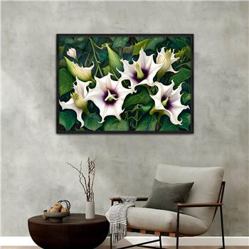 Aluminium Omlijste Natuur Thema Geharde Glasschilderij 041