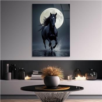 Dikey Doğa Temalı Cam Tablo 385